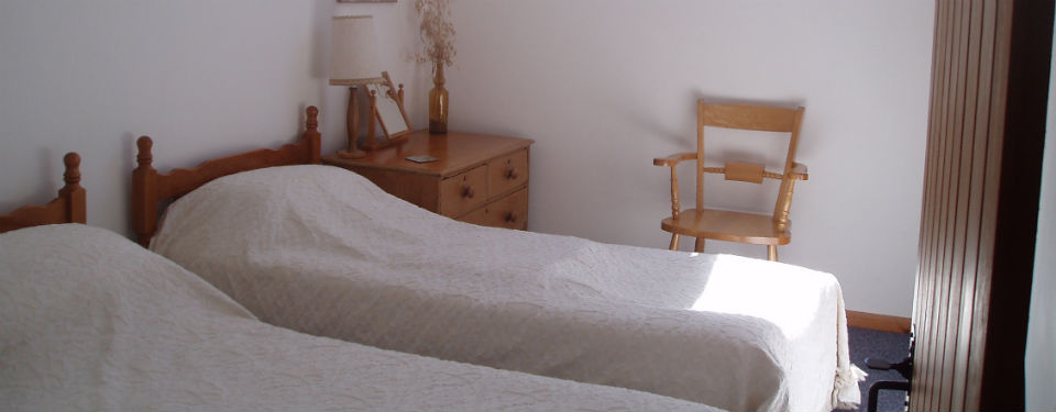 Twin Room Self Catering Interior Accommodation Isles of Scilly